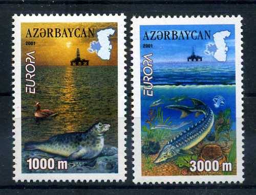 AZERBAYCAN **  2001  EUROPA CEPT  SÜPER 1