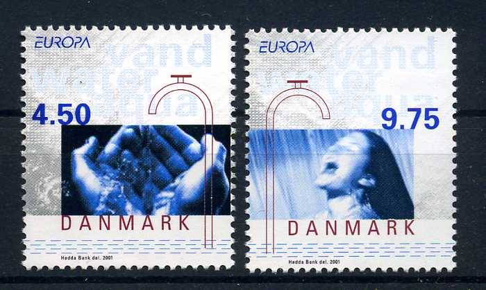 DANİMARKA **  2001  EUROPA CEPT  SÜPER 1