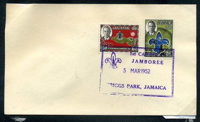 JAMAİKA 5.3.1952 FDC  İZCİLİK (280415) 1