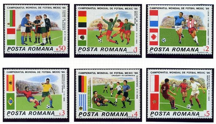 ROMANYA ** 1986  FUTBOL ŞAMPİYONASI TAM SERİ 1
