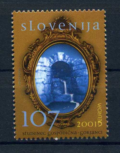 SLOVENYA  ** 2001  EUROPA CEPT  SÜPER 1