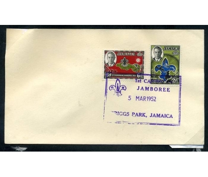 JAMAİKA 5.3.1952 FDC  İZCİLİK (280415) 1 2x