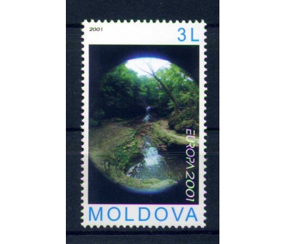 MOLDOVA **  2001  EUROPA CEPT  SÜPER 1 2x