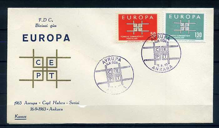 CUMH.FDC  1963 EUROPA CEPT KAMER 1