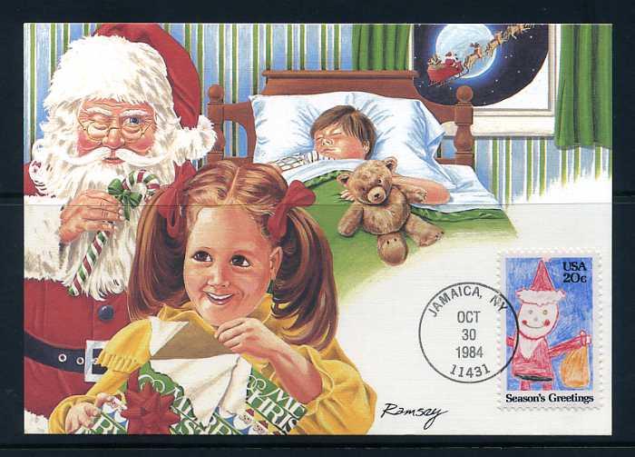 ABD 1984 KART MAX. CHRISTMAS SÜPER 1