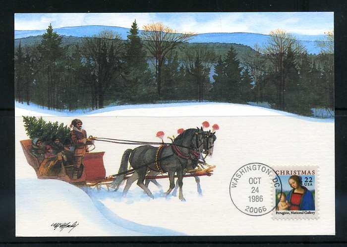 ABD 1986 KART MAX. CHRISTMAS SÜPER 1