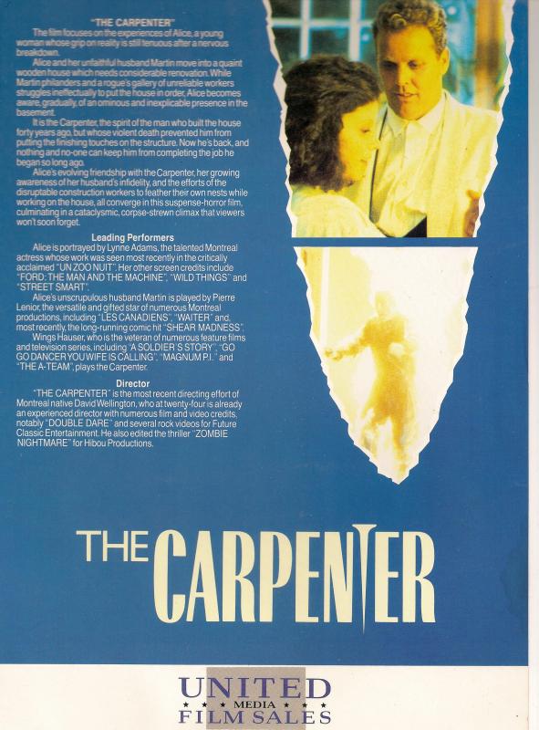 THE CARPENTER JACK BRAVMAN FİLM LOBİ KARTI 2