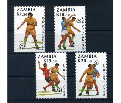 ZAMBİA ** 1990 FUTBOL DÜNYA KUPASI TAM SERİ