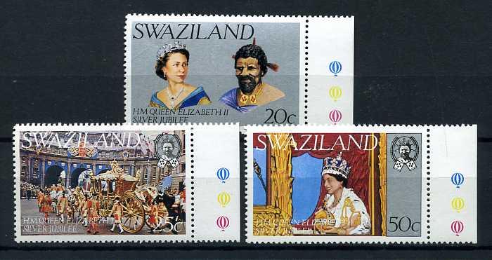 SWAZILAND **1977 SILVER JUBILEE TAM S.  (A-2) 1