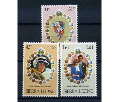 SIERRA LEONE **1981 LADY DİANA TAM S. (A-2) 1 2x
