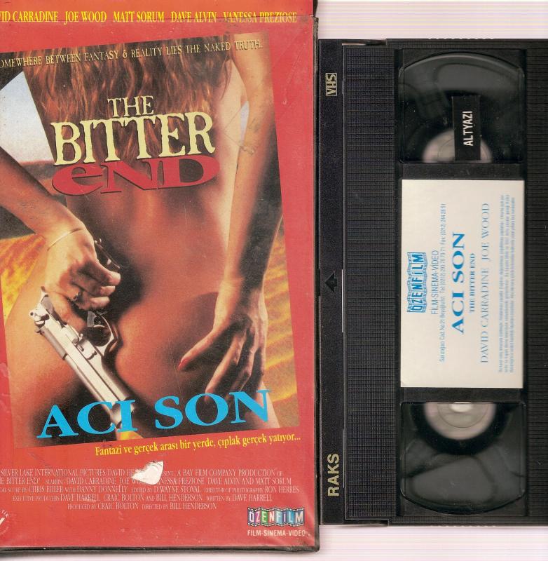 THE BITTER END ACI SON DAVIT CARRADINE VHS Film 1