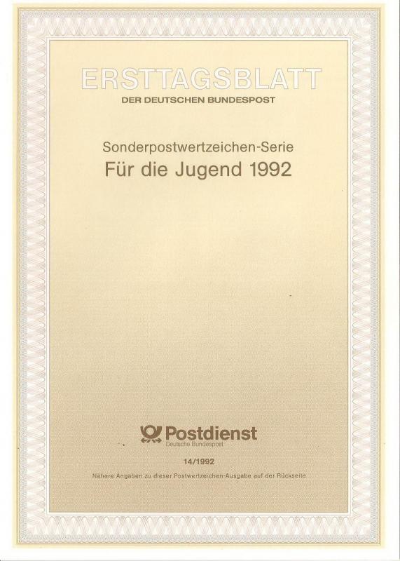 Almanya ETB 14-1992 Gençlik 1