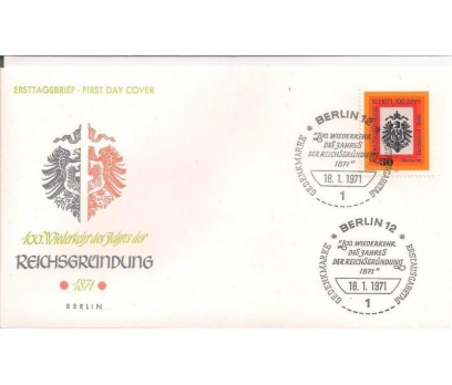 1971 Almanya Reichsgründung FDC
