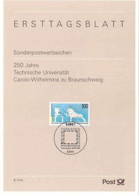 Almanya ETB 07-1995 Teknik Üniversite 250.yıl 1