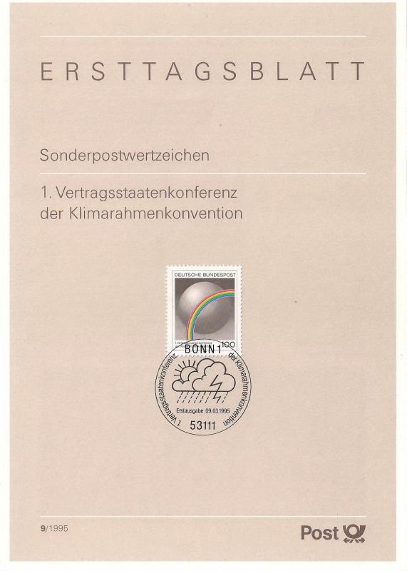 Almanya ETB 09-1995 1. UNFCCC Taraflar Konferansı 1