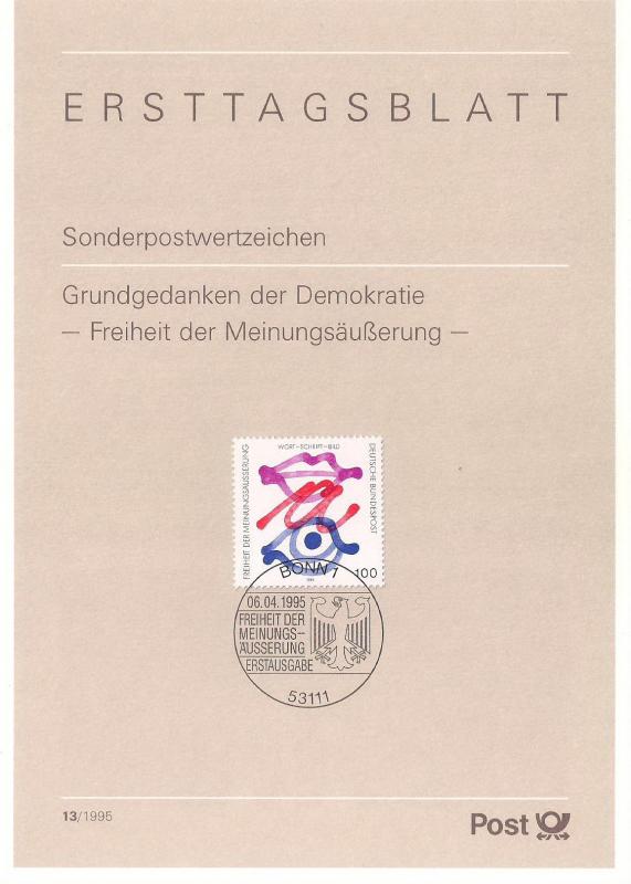 Almanya ETB 13-1995 İfade Özgürlüğü 1