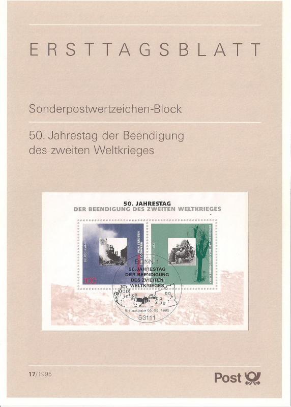 Almanya ETB 17-1995 Beedigung 50. yıldönümü 1