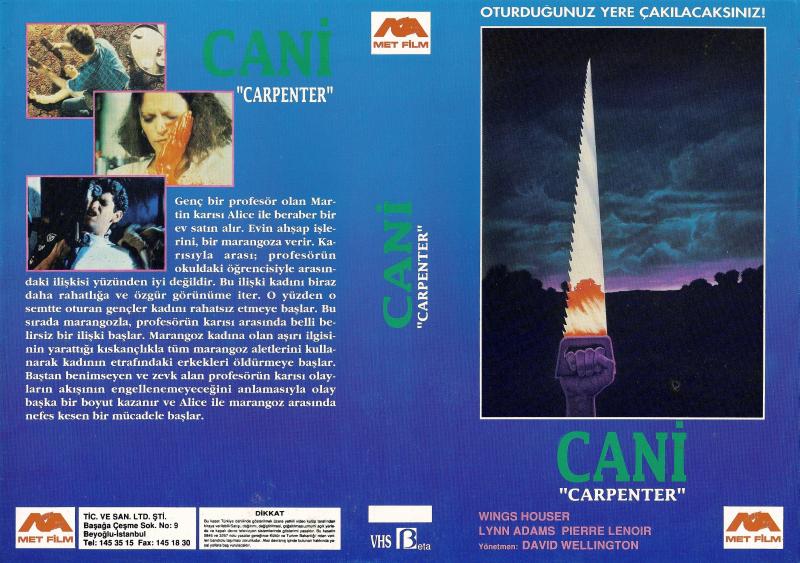 CANİ CARPENTER VHS-BETA KASET KUTU KAPAĞI COVER 1