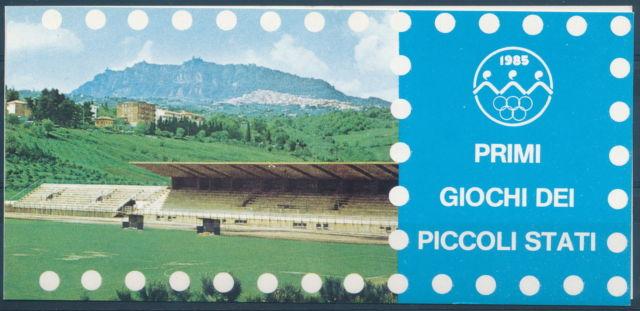 1985 San Marino Olimpiyatlar Booklet Damgasız** 1