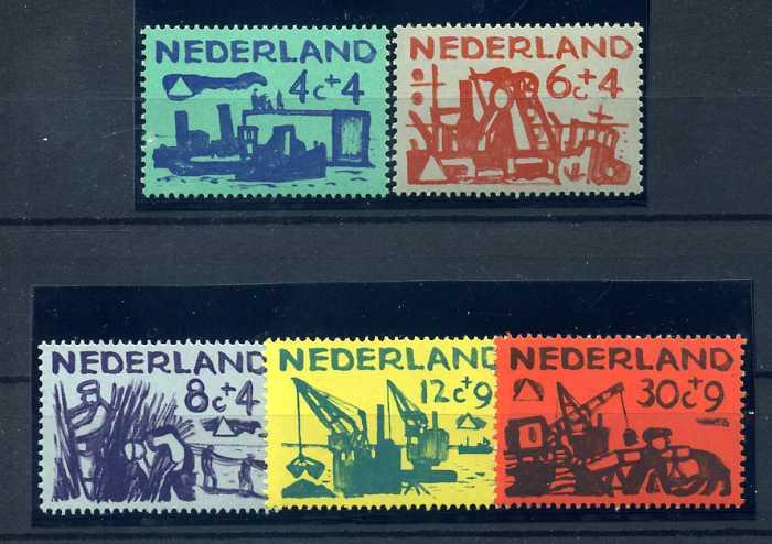HOLLANDA ** 1959  GEMİLER TAM SERİ  SÜPER 1