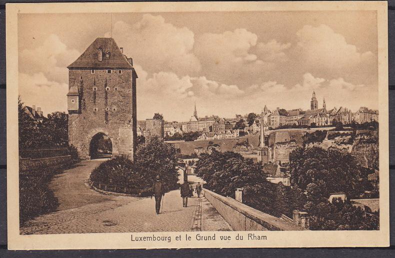 Luxemburg Tarihi Şehir Karpostal 1 1