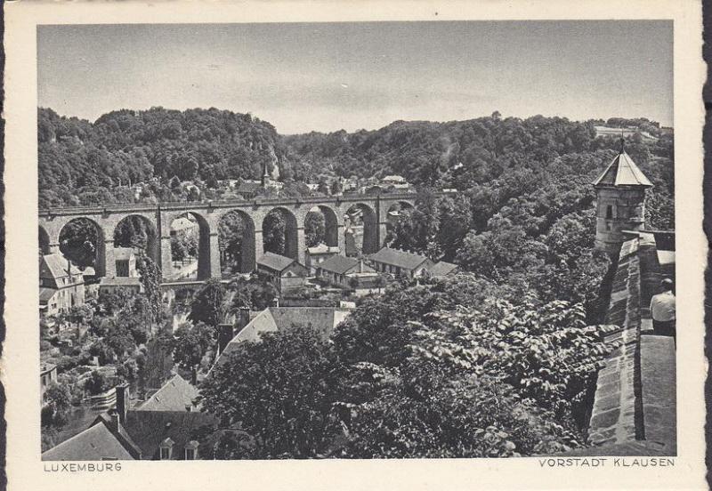 Luxemburg Tarihi Şehir Karpostal 3 1