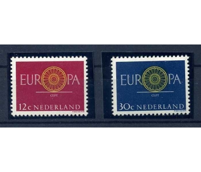 HOLLANDA ** 1960 EUROPA CEPT TAM SERİ  SÜPER 1 2x