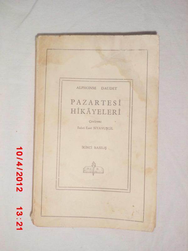 PAZARTESİ HİKAYELERİ - ALPHONSE DAUDET 1962 1