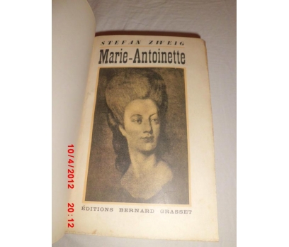 MARIE ANTOINETTE - STEFAN ZWEIG (FRANSIZCA)1934 2 2x
