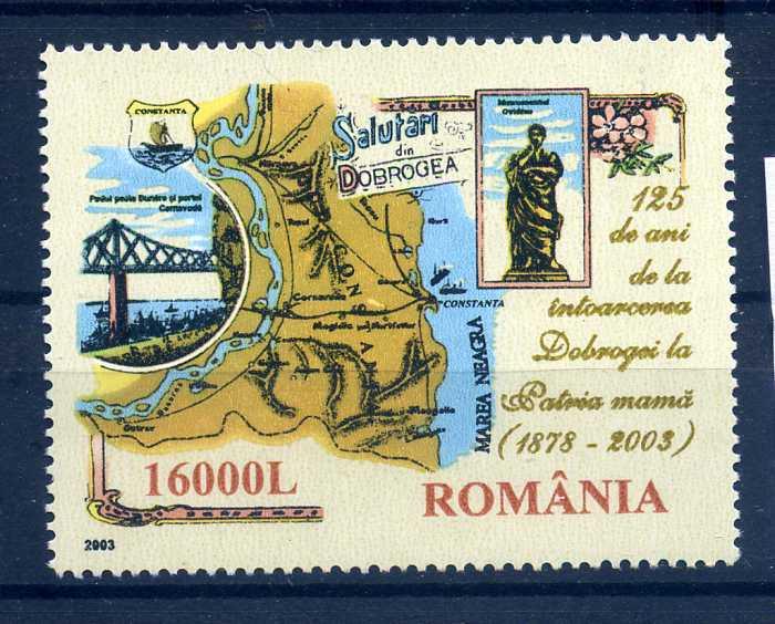 ROMANYA ** 2003 DOBROGEİ 125.YIL TAM SERİ 1