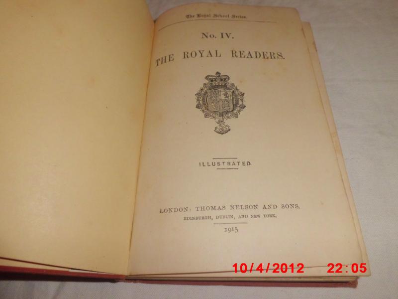 The Royal Readers No.III No.IV No.V 1914/1915/1916 3