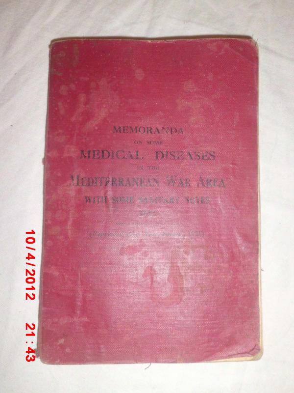 MEMORANDA ON SOME MEDICAL DISEASES - 1917 LONDON 1