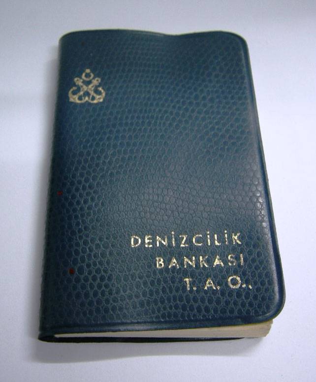 D&K-- ESKİ DENİZCİLİK BANKASI NOT CÜZDANI 1974 1