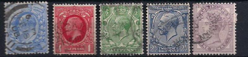 İngiltere Eski Klasikler Damgalı (GB201207) 1