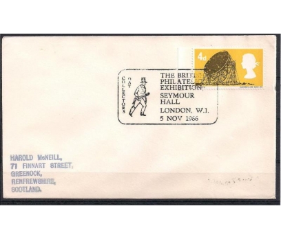 1966 İngiltere Özel Gün Damgalı Zarf (8) 1 2x