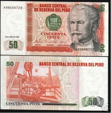 1987 Peru 50 İntis Çil 1