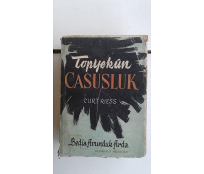 TOPYEKUN CASUSLUK 1958 BASIM CURT RIESS