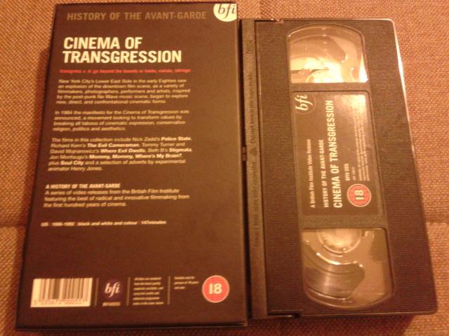 Cinema of Transgression [VHS] 2