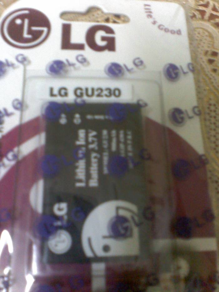 LG GU230 ORJİNAL BATARYA/900 mAh 1