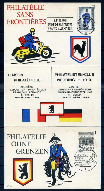FRANSA-ALM-ÖD 1968 EUROPA YAN TEMA SÜPER (SB-0913) 1