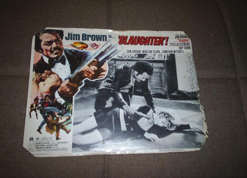 Slaughter Jim Brown  FİLM LOBİ KARTI 1