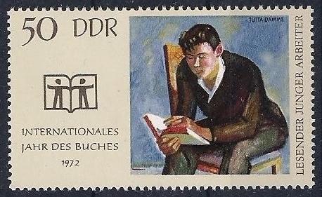 1972 DDR Milletlerarası Kitap Yılı Damgasız ** 1