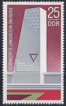 1973 DDR Langenstein Anıtı Damgasız ** 1