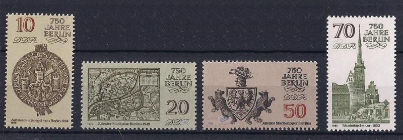 1986 DDR Berlin'in 750 Yılı Damgasız ** 1