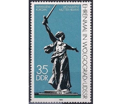 1983 DDR Wolgograd Anıtı Damgasız ** 1 2x