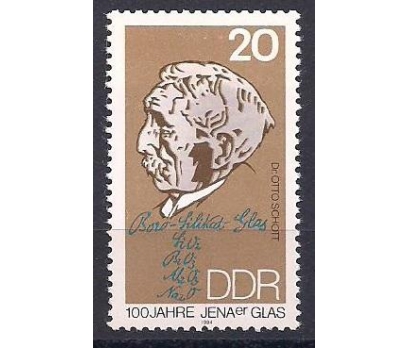 1984 DDR Jena Glass Yüzyılı Damgasız ** 1 2x