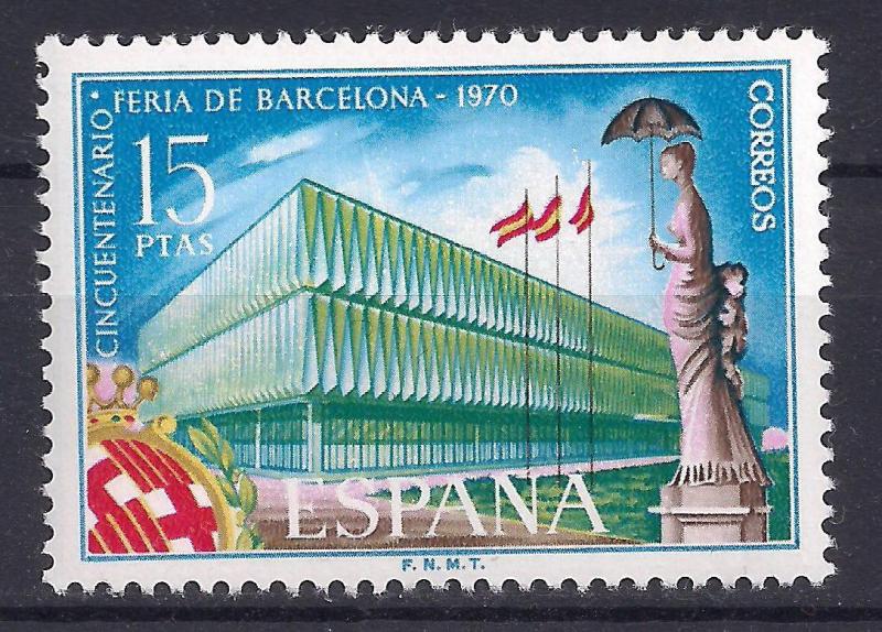 1970 İspanya Barcelona Fuarı Damgasız ** 1