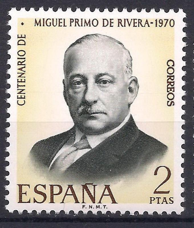 1970 İspanya M.p. De Rivera Damgasız ** 1