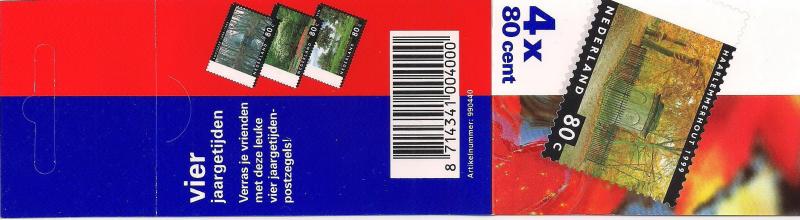 1999 Hollanda Pb53C Sonbahar Karne (Booklet) 2