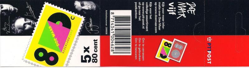 2000 Hollanda Pb61 Pop Müzik Grubu Karne (Booklet) 2